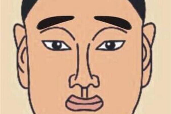 男的八字眉