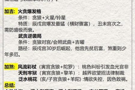 紫薇斗数口诀