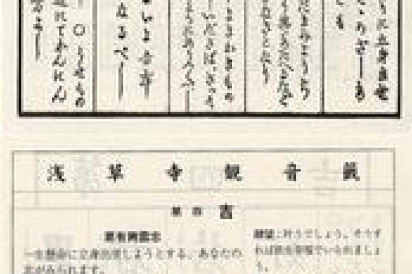 观音灵签答案大全解签