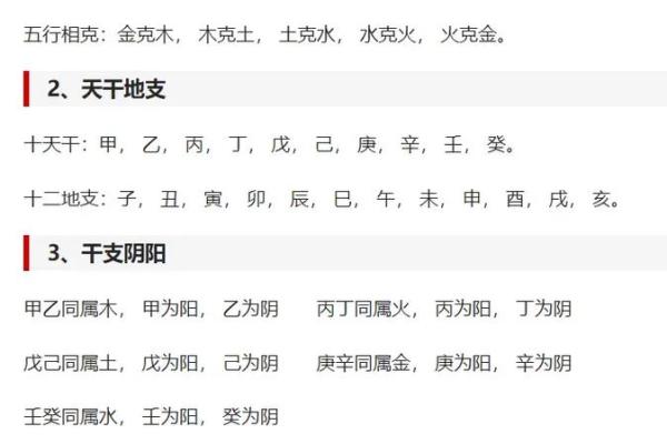 八字对应的五行 八字对应的五行