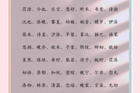 名字寓意免费测试 名字寓意解析大全免费