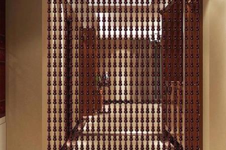 珠帘隔断风水效果图