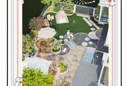 房子花园风水布局图片