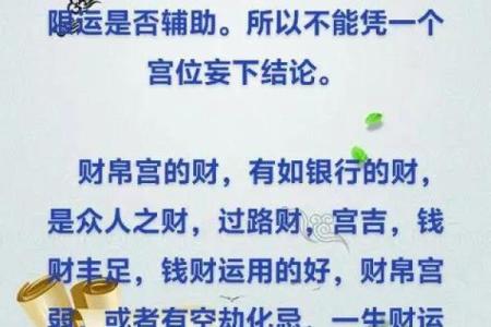 紫薇斗数财帛宫天同平