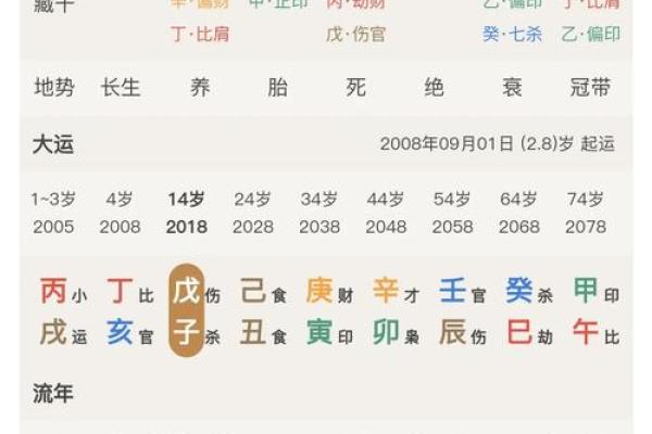 八字身弱流年正印坐伤官