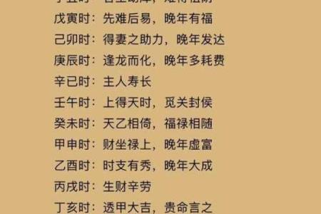 八字四大贵日,大富大贵八字