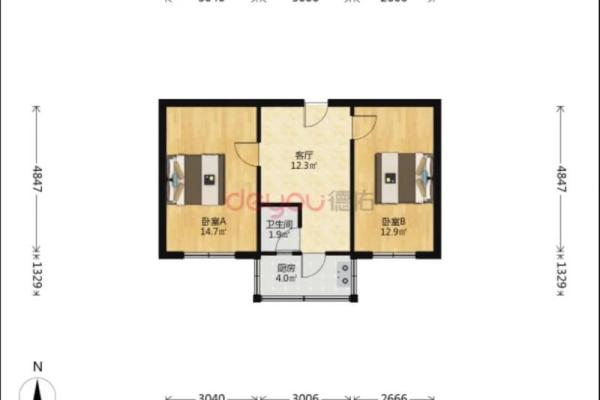 两室没厅的房子风水