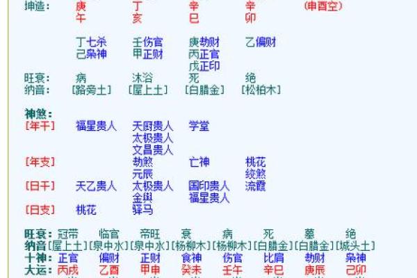 八字排盘 八字排盘