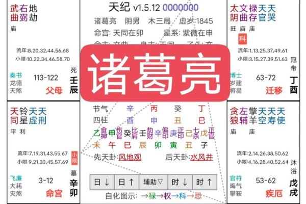 紫薇斗数慈禧命盘