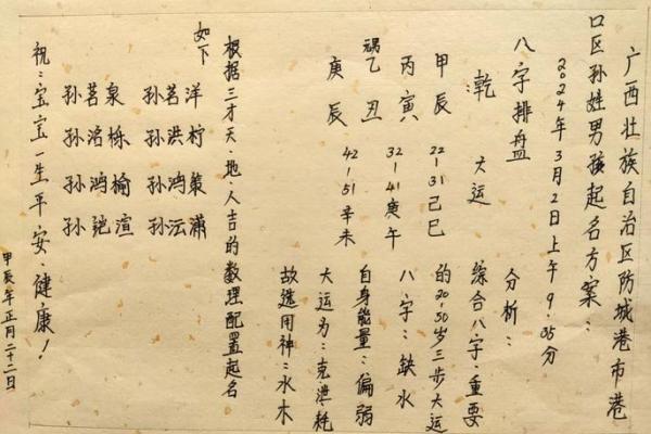 起名测分打分免费测试,生辰八字取名字大全免费查询