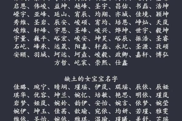 八字土多的女孩取什么名字比较好呢