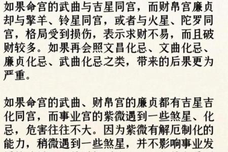 紫微斗数之财帛宫与诸星，武曲星在财帛宫是什么意思？