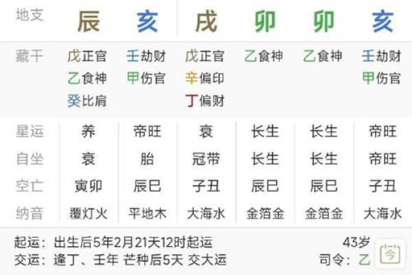 八字命盘副星指的是什么