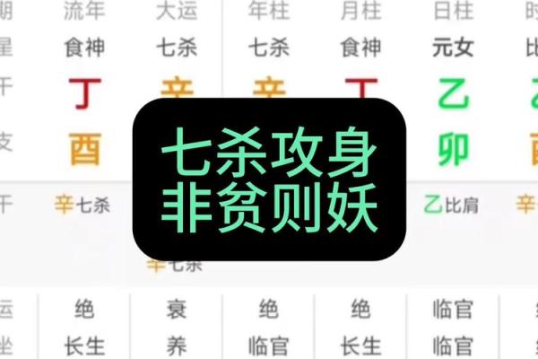 八字中何为七杀化印