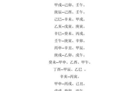 算姻缘八字